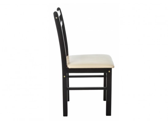 Обеденная группа Ludon (стол и 4 стула) cappuccino / cream в Кургане