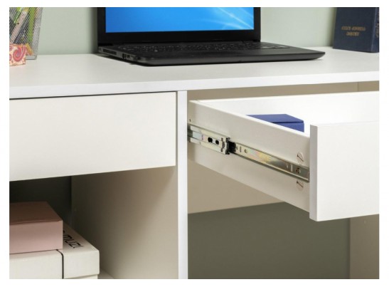 Письменный стол Комфорт 12.77 F белый РЕ шагрень в Кургане