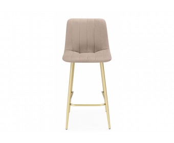 Полубарный стул Дани Мини бежевый (zd 210) / золотой