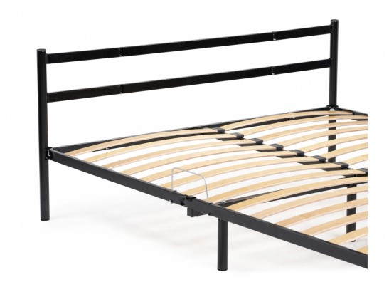 Полутораспальная кровать Фади 140х200 черная в Кургане