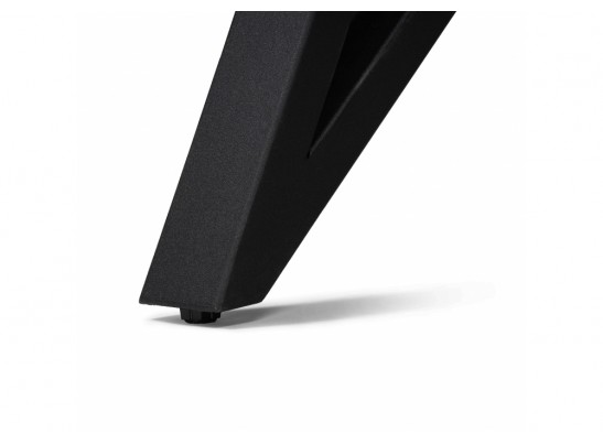 Стеклянный стол Вилсон 140(200)х80 белый мрамор / черный в Кургане