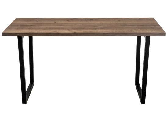 Стол Эльпатия 150 дуб велингтон / черный матовый в Кургане