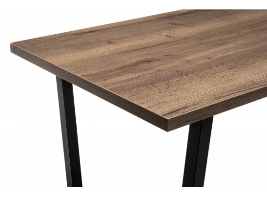 Стол Эльпатия 150 дуб велингтон / черный матовый в Кургане