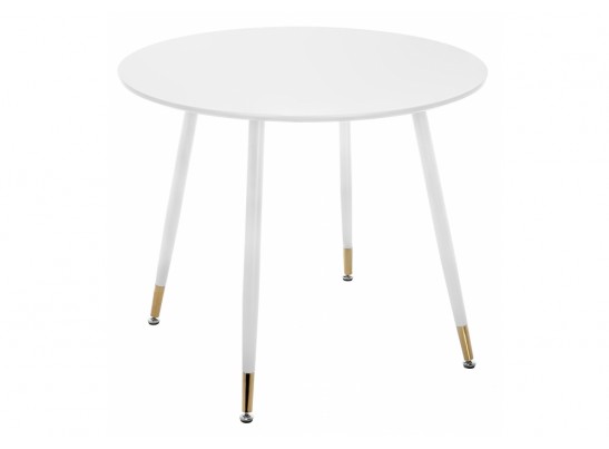 Стол круглый Bianka 80х75 white в Кургане