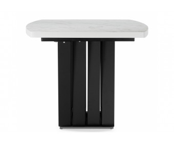 Деревянный стол Эудес 160(205)х90 сабия / черный