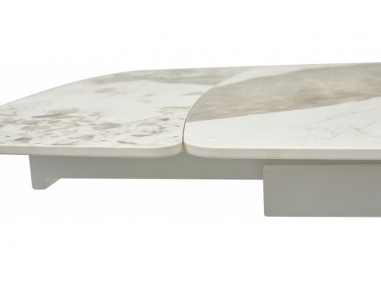 Стол Rivoli gloss luxury pandora sintered stone / white в Кургане