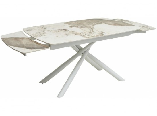 Стол Rivoli gloss luxury pandora sintered stone / white в Кургане