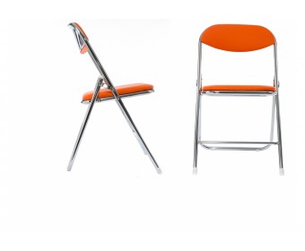 Стул Fold раскладной оранжевый