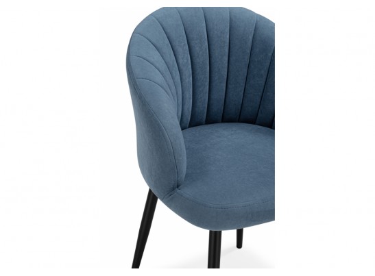 Стул на металлокаркасе Бэнбу крутящийся marseille 30 данс / черный в Кургане