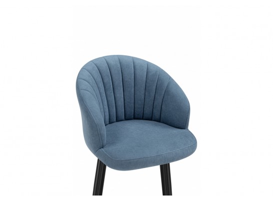 Стул на металлокаркасе Бэнбу крутящийся marseille 30 данс / черный в Кургане