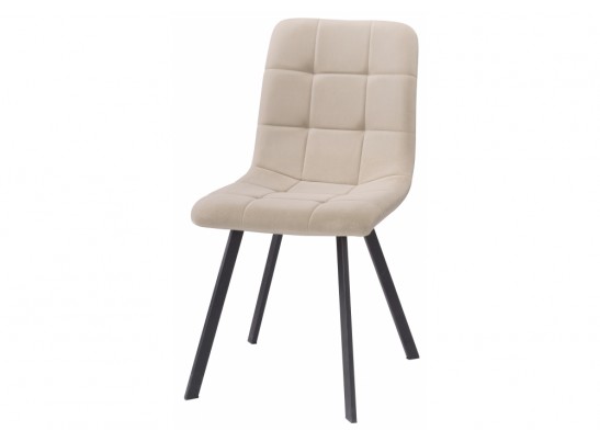 Стул на металлокаркасе Bruk beige / black в Кургане