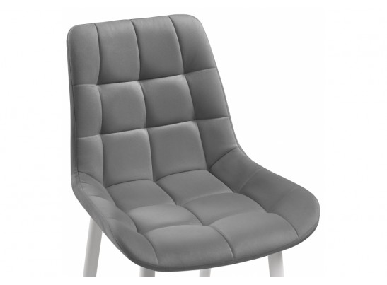 Стул на металлокаркасе Челси К темно-серый / белый в Кургане