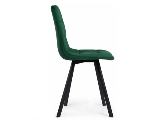 Стул на металлокаркасе Чилли зеленый / черный каркас в Кургане