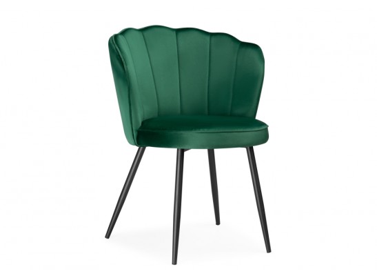 Стул на металлокаркасе Coral green / black в Кургане