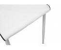 Стул на металлокаркасе DC2-001 white / black в Кургане