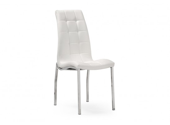Стул на металлокаркасе DC2-092-2 white / chrome в Кургане