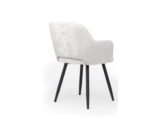 Стул на металлокаркасе Эолин светло-бежевый (simple 011) / черный в Кургане