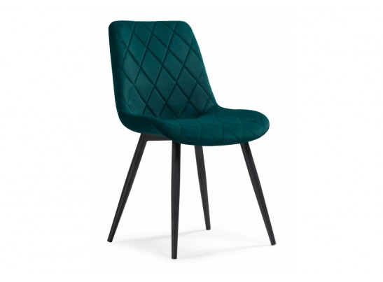 Стул на металлокаркасе Fox black / green в Кургане