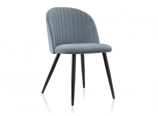 Стул на металлокаркасе Gabi 1 gray / black в Кургане
