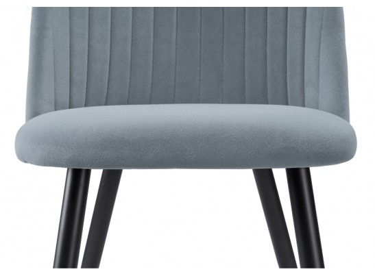 Стул на металлокаркасе Gabi 1 gray / black в Кургане