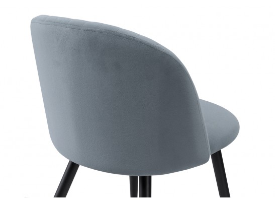 Стул на металлокаркасе Gabi 1 gray / black в Кургане