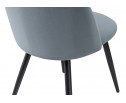 Стул на металлокаркасе Gabi 1 gray / black в Кургане
