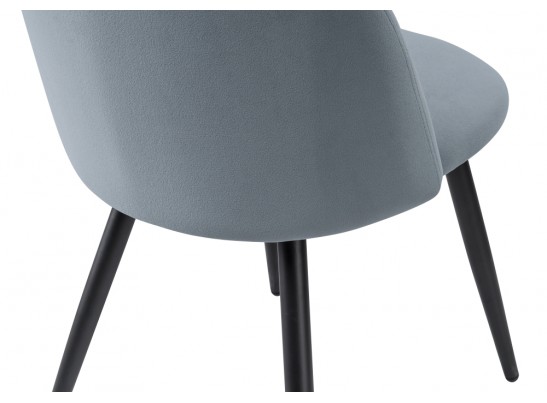 Стул на металлокаркасе Gabi 1 gray / black в Кургане