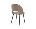 Стул на металлокаркасе Ирре светло-коричневый / черный глянец в Кургане