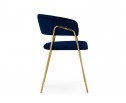 Стул на металлокаркасе Kamelia 1 dark blue / gold в Кургане