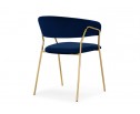 Стул на металлокаркасе Kamelia 1 dark blue / gold в Кургане