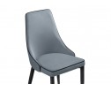 Стул на металлокаркасе Kora 1 gray / black в Кургане