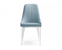 Стул на металлокаркасе Kora light blue / white в Кургане