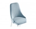Стул на металлокаркасе Kora light blue / white в Кургане