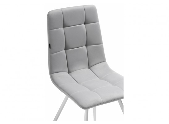 Стул на металлокаркасе Лаксман velutto 52 / белый в Кургане