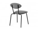 Стул на металлокаркасе Мареон катания сильвер / черный матовый в Кургане