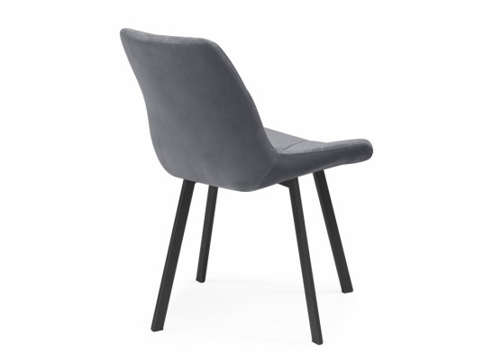 Стул на металлокаркасе Стронг вращающийся темно-серый велютто 32 / черный каркас в Кургане