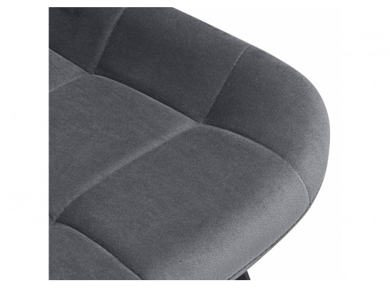 Стул на металлокаркасе Стронг вращающийся темно-серый велютто 32 / черный каркас в Кургане