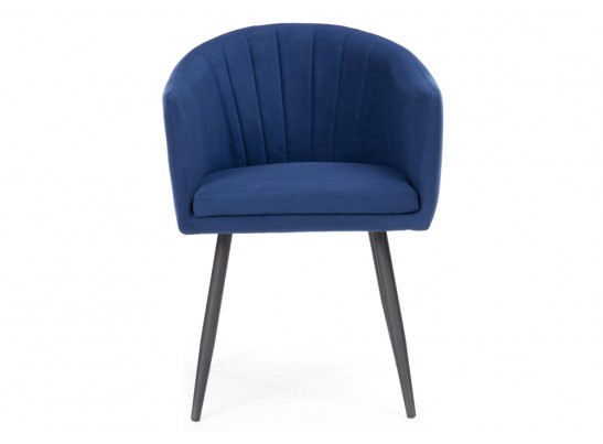 Стул на металлокаркасе Валета темно-синий / черный в Кургане