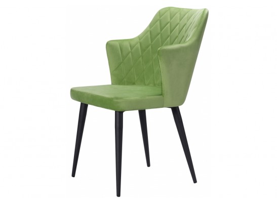 Стул на металлокаркасе Velen dark green в Кургане