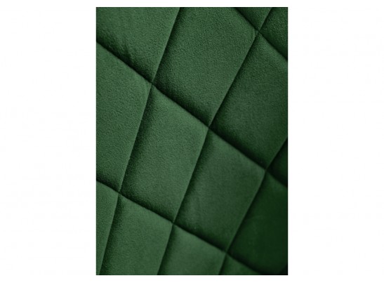 Стул на металлокаркасе Зест темно-зеленый / черный глянец в Кургане