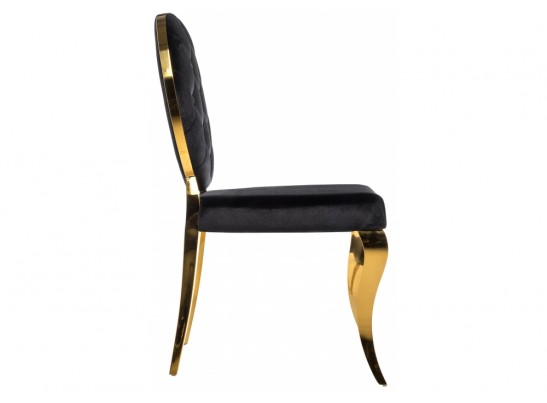 Стул Odda черный / золотой в Кургане
