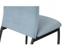 Стул Tod light blue / black в Кургане