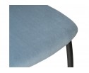 Стул Tod light blue / black в Кургане