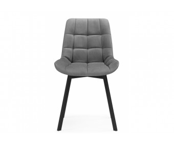 Стулья на металлокаркасе Челси 360 светло-серый (ZD 960) / черный