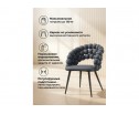 Стул на металлокаркасе Ball dark gray / black в Кургане