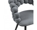 Стул на металлокаркасе Ball dark gray / black в Кургане