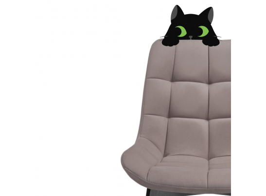 Стул на металлокаркасе Челси латте / черный в Кургане