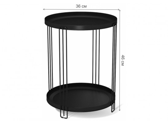 Журнальный столик SHT-CT31 черный муар в Кургане