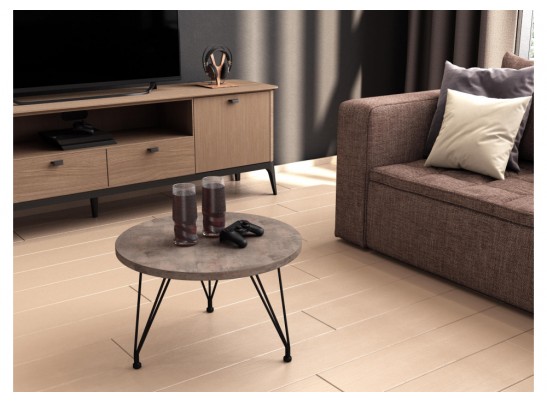 Журнальный столик SHT-CT29 хромикс бронза / черный муар в Кургане