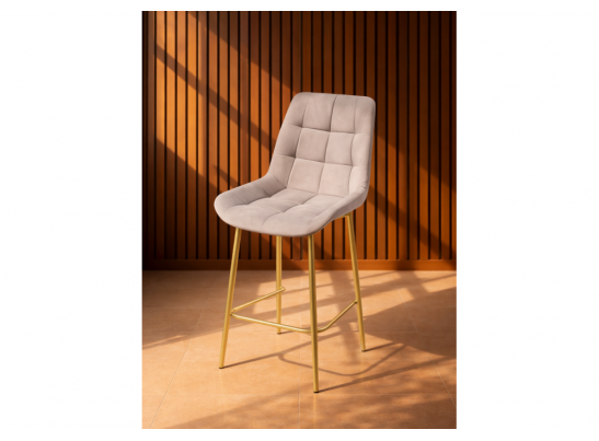 Полубарный стул Челси 360 латте (zd 290) / золотой в Кургане